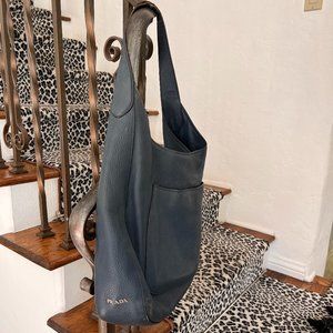 PRADA Vitello Daino Large Hobo Bag